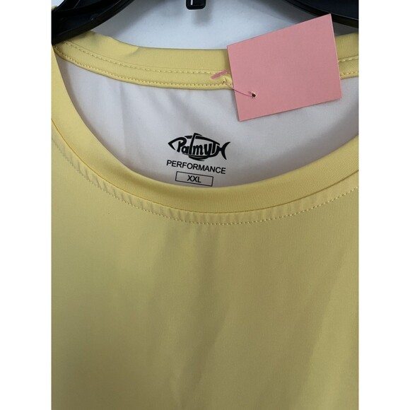 Men’s Palmyth Performance Short Sleeve T-Shirt XXL 2XL Yellow Fishing Crab Beer - Picture 4 of 7